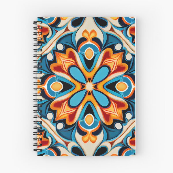 Item preview, Dynamic Colorful New Mediterranean Pattern Digital Painting designed and sold by CodeAndColors.