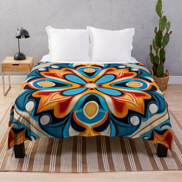 Item preview, Dynamic Colorful New Mediterranean Pattern Digital Painting designed and sold by CodeAndColors.