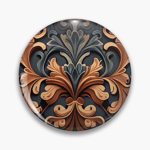 Artikelvorschau, Baroque Transitional Pattern Digital Painting entworfen und verkauft von CodeAndColors.