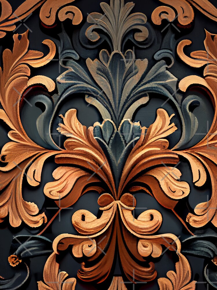 Thumbnail 4 of 4, iPhone Case, Baroque Transitional Pattern Digital Painting designed and sold by CodeAndColors.