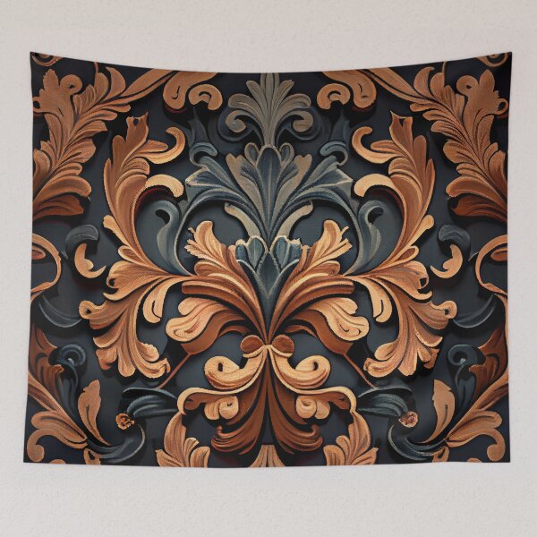 Item preview, Baroque Transitional Pattern Digital Painting designed and sold by CodeAndColors.