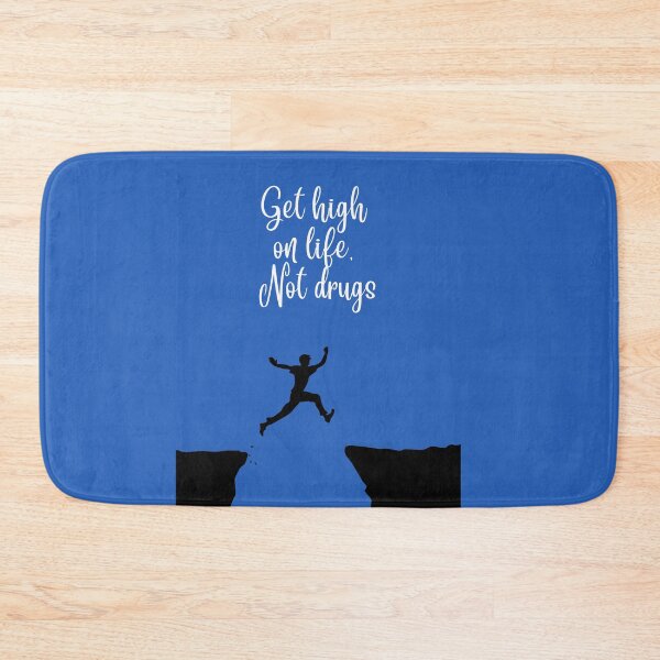 Item preview, National Drugs Addiction Recovery Awareness Month Prevent Drug Abuse Get High on Life Not Drugs designed and sold by PositiveVibes26.