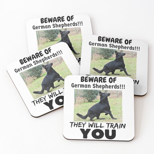Item preview, BEWARE OF German Shepherds, They Will Train You designed and sold by GermanShepMan.