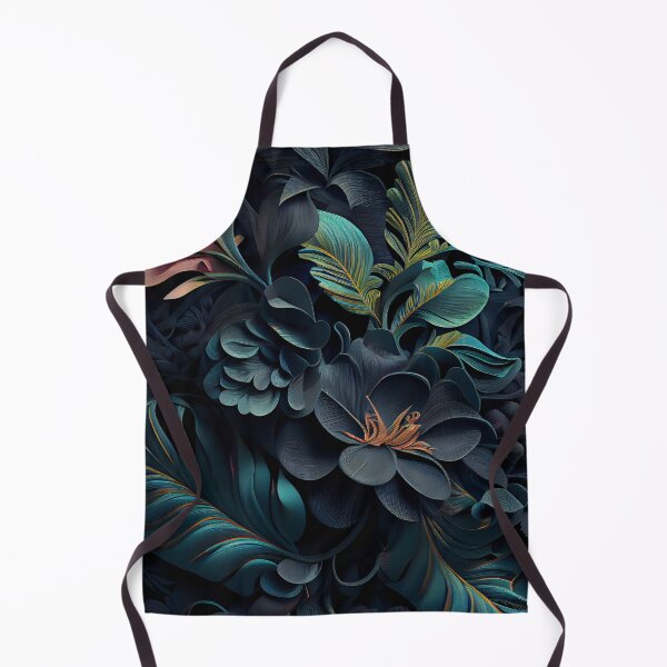 Aperçu de l'œuvre Three Dimensional Dramatic Tropical Pattern Digital Painting créée et vendue par CodeAndColors.