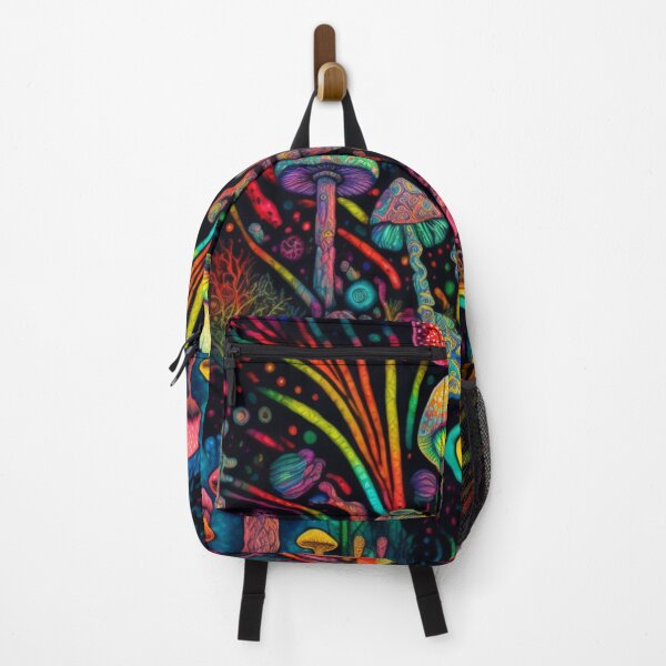 Item preview, Psychedelic illustration with mushrooms designed and sold by lokirick.
