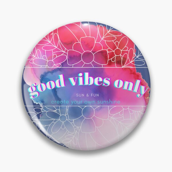 Item preview, Good Vibes Only Pink and Blue designed and sold by Glatti.