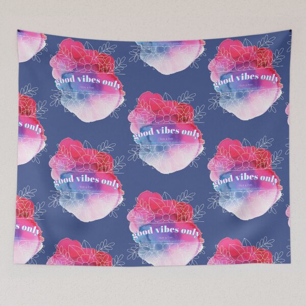 Item preview, Good Vibes Only Pink and Blue designed and sold by Glatti.