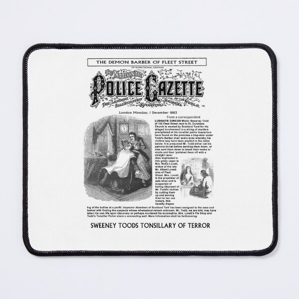 Item preview, Sweeney Todd Newspaper designed and sold by ahrnsmike.