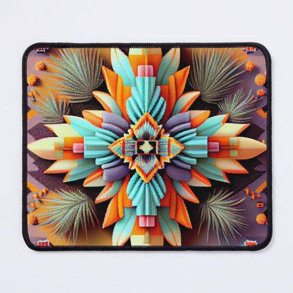 Item preview, Delicate Saturated Southwestern Pattern Digital Painting designed and sold by CodeAndColors.
