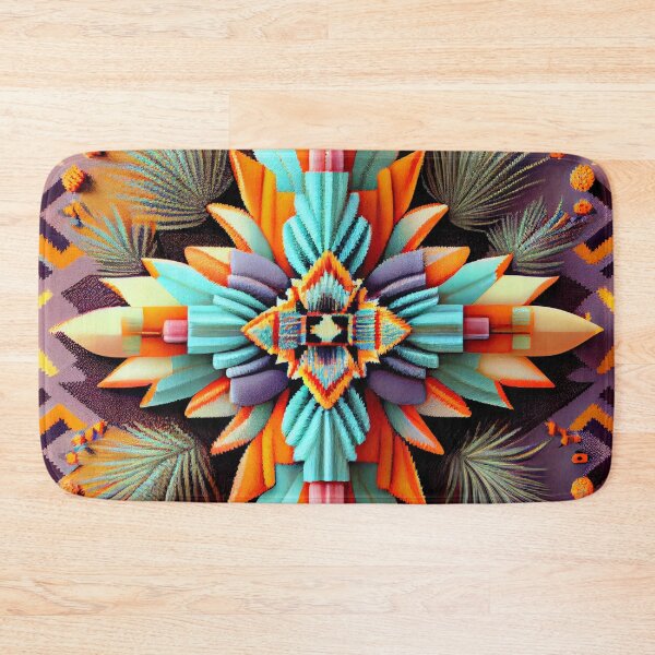 Item preview, Delicate Saturated Southwestern Pattern Digital Painting designed and sold by CodeAndColors.