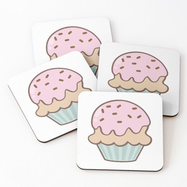 Item preview, Pink cupcake sticker designed and sold by Findmeifyoucan.