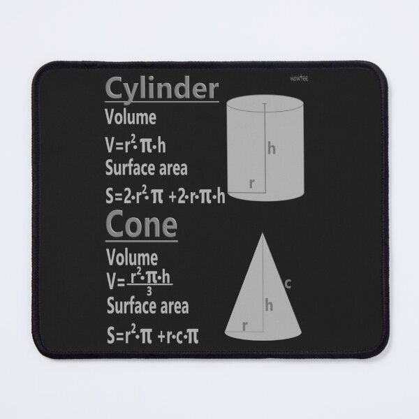 Item preview, Cylinder and cone designed and sold by wowitsmytshirt.