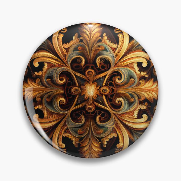 Item preview, Delicate Abstract Divine Latin Pattern Digital Painting designed and sold by CodeAndColors.