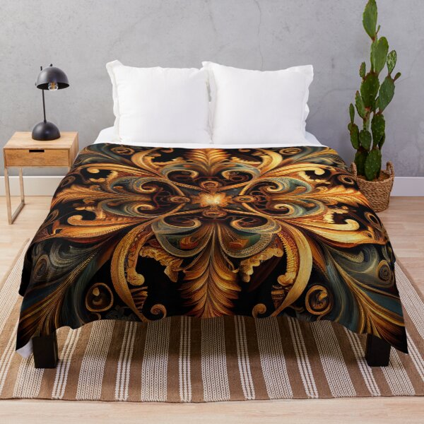 Item preview, Delicate Abstract Divine Latin Pattern Digital Painting designed and sold by CodeAndColors.