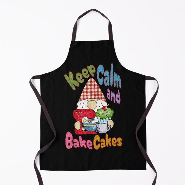 Item preview, Keep Calm and Bake Cakes - Gnome designed and sold by ALesterDesign.