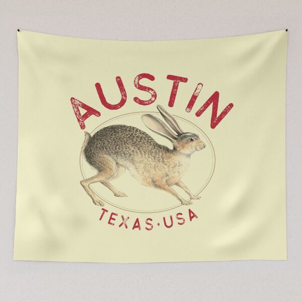 Item preview, Austin Texas Jackrabbit Design designed and sold by Futurebeachbum.