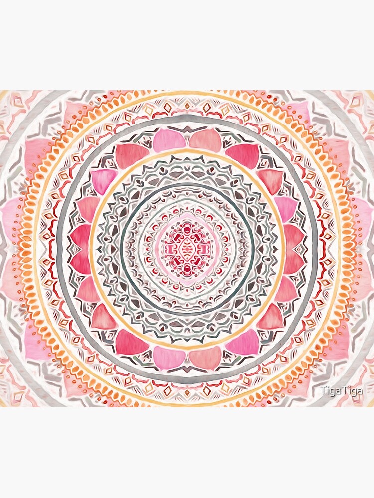 Pastel Bohemian Mandala Tapestry for Sale by TigaTiga Redbubble