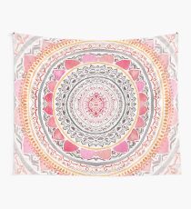 Pastell böhmische Mandala Wandbehang