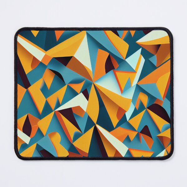 Item preview, Angular Complex Contemporary Pattern Digital Painting designed and sold by CodeAndColors.