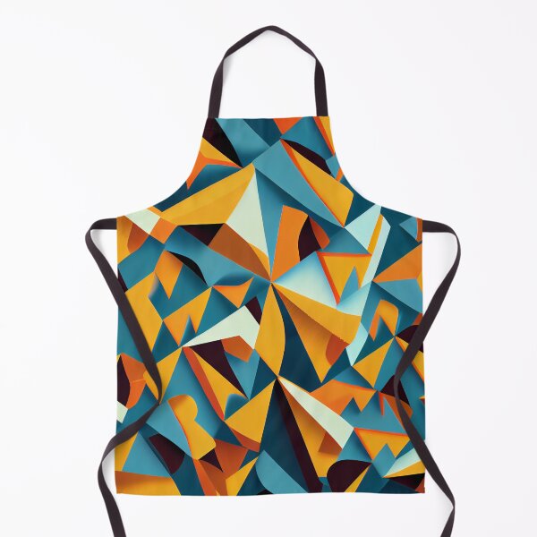 Item preview, Angular Complex Contemporary Pattern Digital Painting designed and sold by CodeAndColors.
