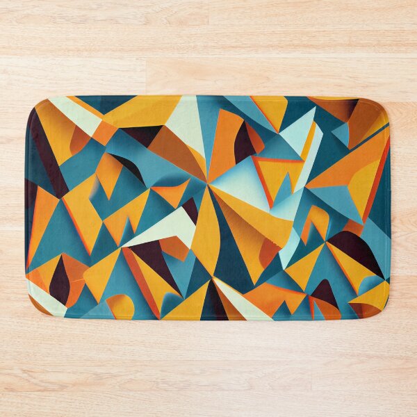 Item preview, Angular Complex Contemporary Pattern Digital Painting designed and sold by CodeAndColors.