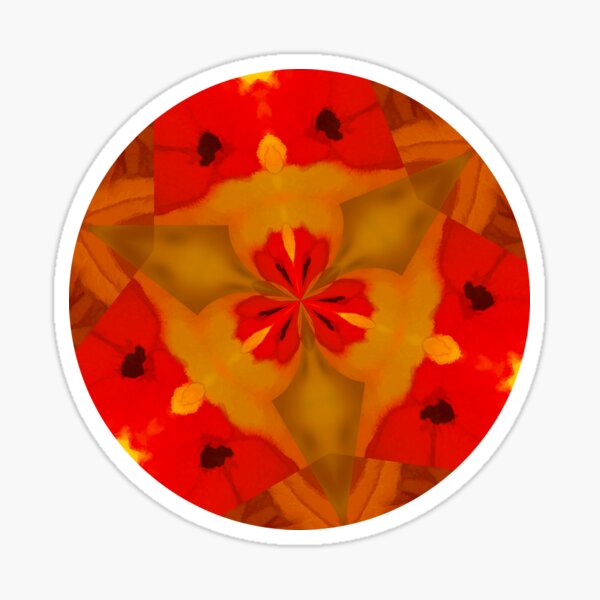 Poppy heaven Sticker