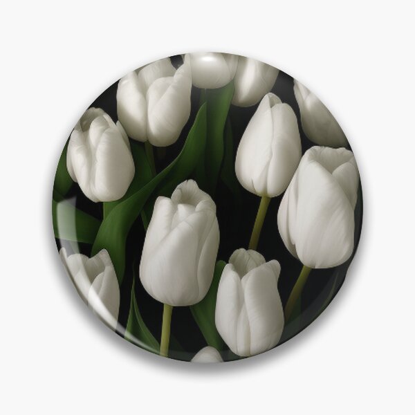 Item preview, white tulips designed and sold by rommir.
