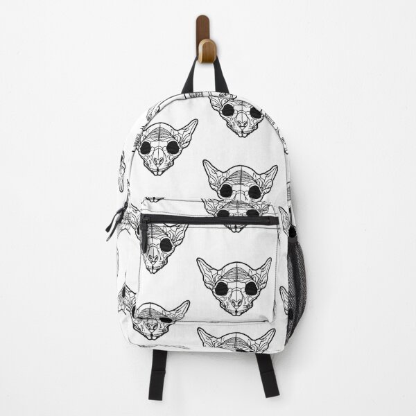 Item preview, sphynx cat skull designed and sold by Kaputtkowski Art Shop.