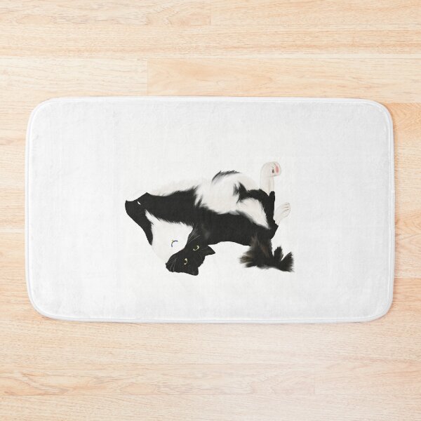 Item preview, Laid back tuxedo cat designed and sold by Sandy Maya's Artwork.