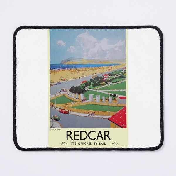 Item preview, Vintage LNER Railway Redcar Travel Poster designed and sold by Random Railways.