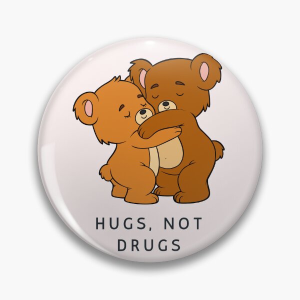 Item preview, National Drugs Addiction Recovery Awareness Month Prevent Drug Abuse Do Hugs Not Drugs designed and sold by PositiveVibes26.