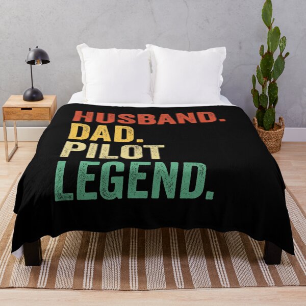 Item preview, Husband Dad pilot Legend, pilot Dad Tee for Husband, pilot Dad Father's Day Gift, pilot Dad Gift for Him designed and sold by Dogs Geeky⭐⭐⭐⭐⭐.