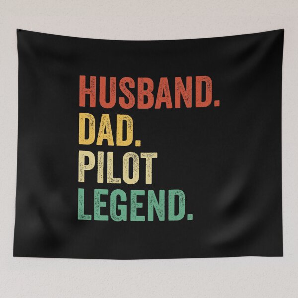 Item preview, Husband Dad pilot Legend, pilot Dad Tee for Husband, pilot Dad Father's Day Gift, pilot Dad Gift for Him designed and sold by Dogs Geeky⭐⭐⭐⭐⭐.