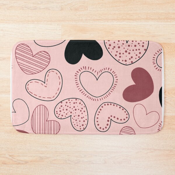 Item preview, Valentine Doodle Hearts Pattern designed and sold by HappyLifeCreate.