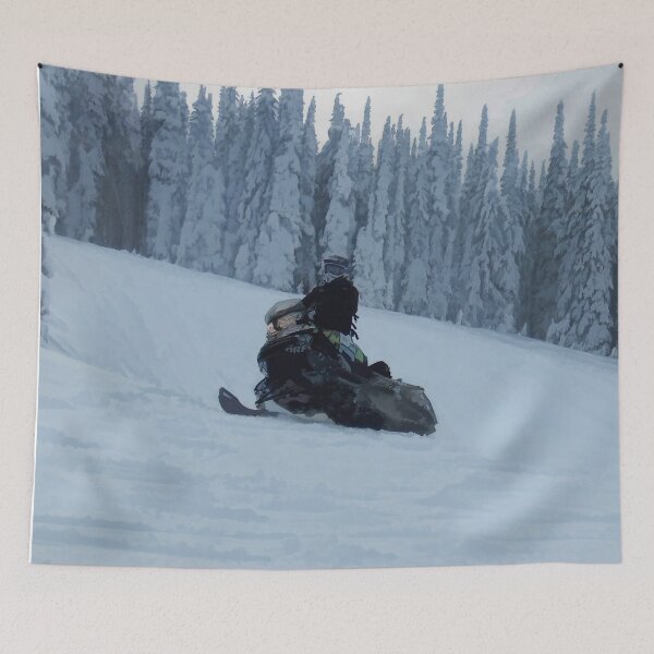 Item preview, Snowmobiling Fool  - Snowmobiler designed and sold by NaturePrints.