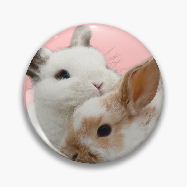 Item preview, Huggy bunnies designed and sold by CritterSticker.