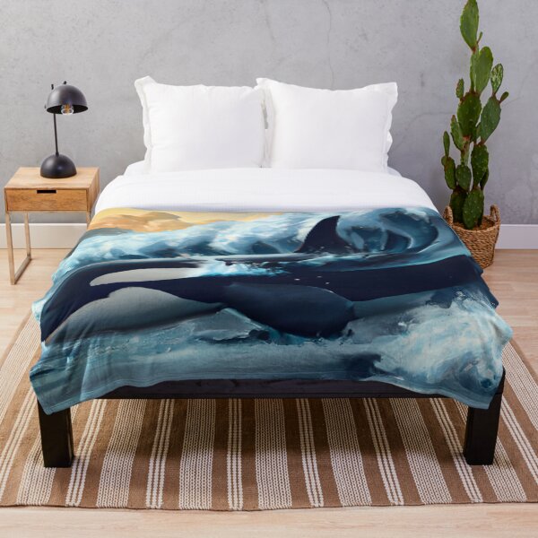 Item preview, An orca whale riding a tidal wave, Ai Generated Art  designed and sold by ACC .