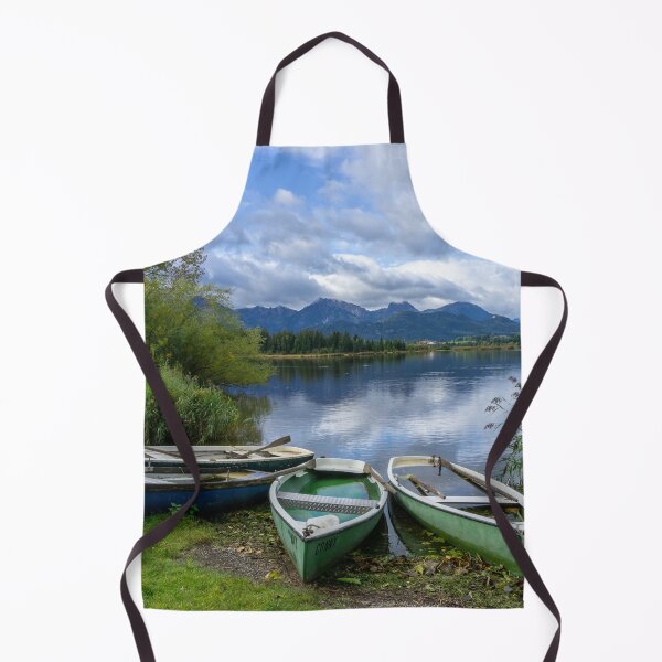 Item preview, Rowing boats on the lake - Allgäu, Hopfensee designed and sold by MarionsArt.