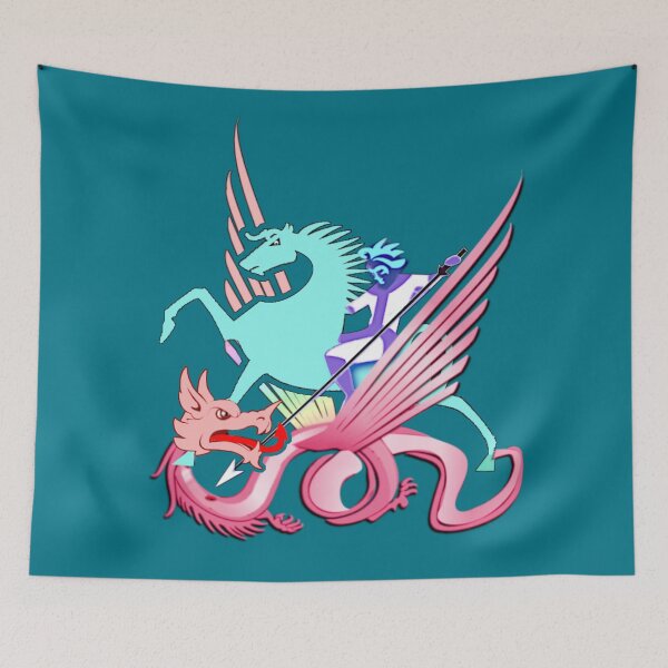 Item preview, Saint George and the Dragon designed and sold by Sanctum Icons.