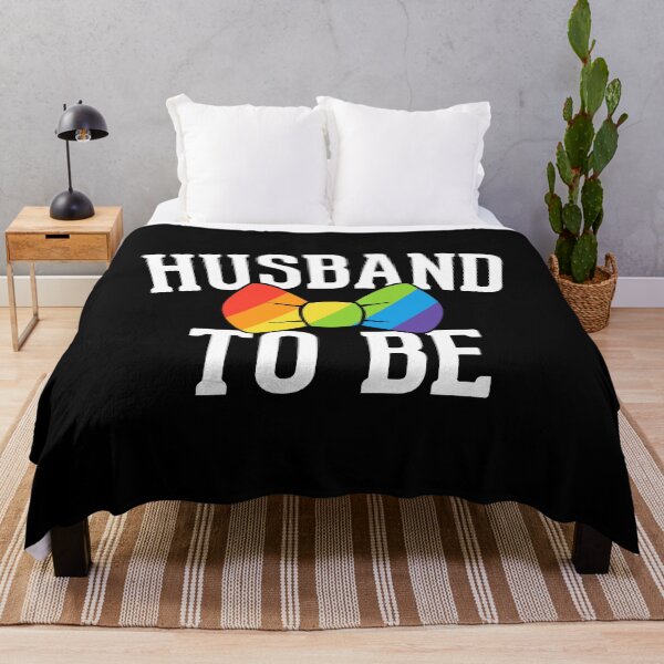 Item preview, Husband To Be LGBT Pride Gay Wedding Bachelor designed and sold by QueenOfPrint.