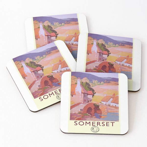 Item preview, Vintage Great Western Railway Somerset Travel Poster designed and sold by Random Railways.