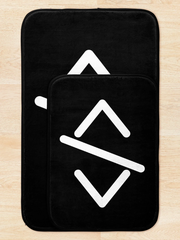 Thumbnail 5 of 6, Bath Mat, Programming Code Symbol </> designed and sold by Minhal's Artful  Impressions.