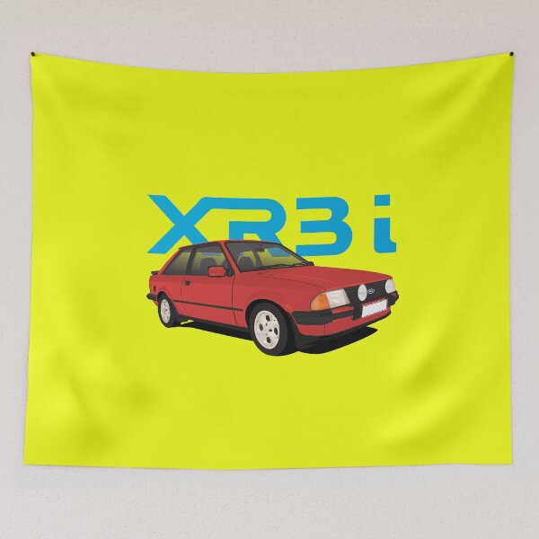 Item preview, European Escort XR3i hot hatch en rojo designed and sold by knappidesign.