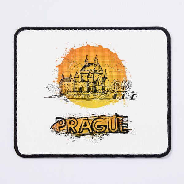 Item preview, Prague Prague Praha Castle Burg Castle skyline designed and sold by BullDesignsShop.