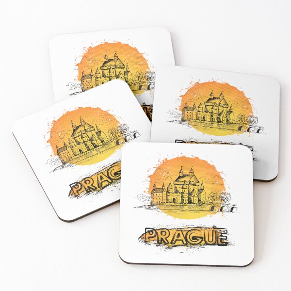 Item preview, Prague Prague Praha Castle Burg Castle skyline designed and sold by BullDesignsShop.