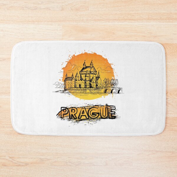 Item preview, Prague Prague Praha Castle Burg Castle skyline designed and sold by BullDesignsShop.