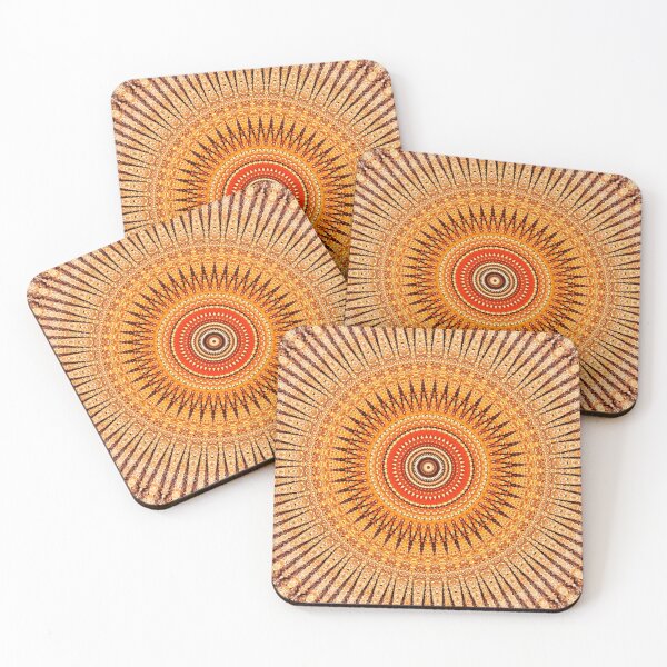 Item preview, Boho Sun Mandala Abstract Art Arty Farty Bohemian Style Sun 6 of 15 designed and sold by Beachy.
