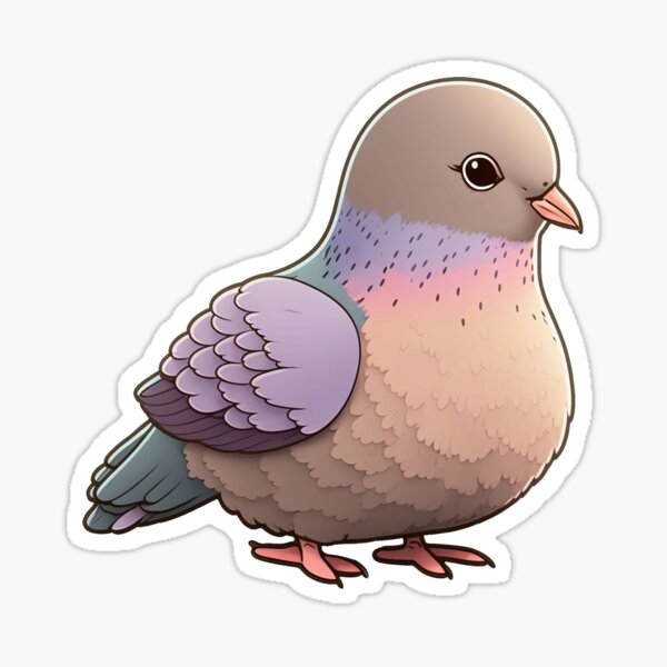 Custom Chubby Bird Sticker Package