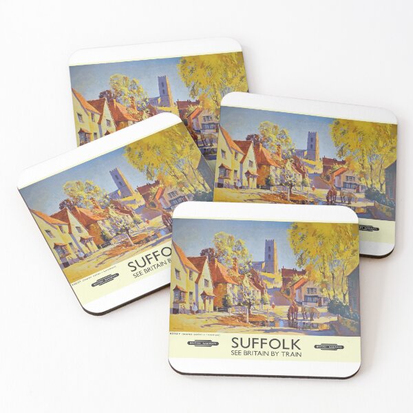 Item preview, Vintage British Railways Suffolk Travel Poster designed and sold by Random Railways.