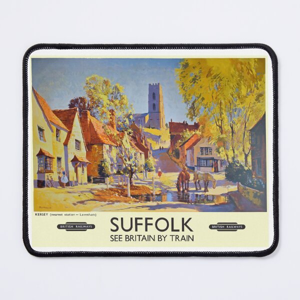 Item preview, Vintage British Railways Suffolk Travel Poster designed and sold by Random Railways.